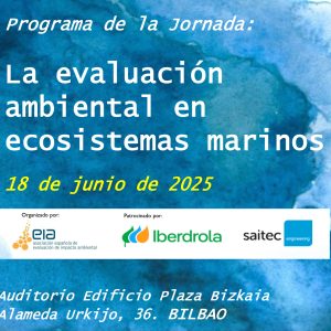 JORNADA SOBRE  EVALUACIÓN AMBIENTAL EN ECOSISTEMAS MARINOS