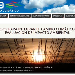 PRESENTADA LA WEB SOBRE CAMBIO CLIMÁTICO Y EVALUACIÓN AMBIENTAL
